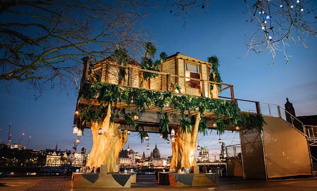 rumah pohon mewah london