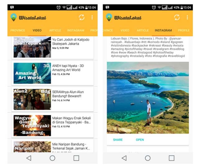 Wisata Lokal, Aplikasi Untuk Mencari Destinasi Saat Kamu Terdampar