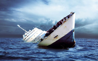 kapal tenggelam