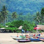 pantai karang bereum sawarna