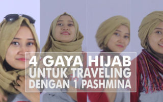 gaya hijab untuk traveling