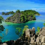 pulau lebangki raja ampat di sulawesi