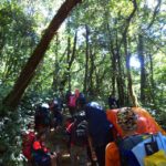 jalur pendakian macet