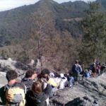 jalur pendakian macet