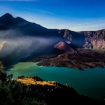 potret gunung rinjani
