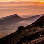potret gunung rinjani