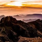 potret gunung rinjani
