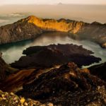 potret gunung rinjani