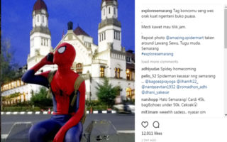 spiderman di semarang