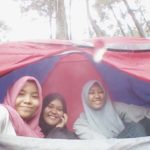 cewek camping