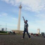 kumpulan foto unik pengunjung monas