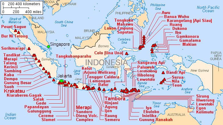 gunung di indonesia