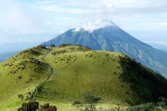 jalur pendakian sabana