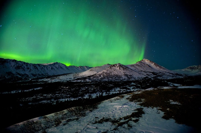 aurora borealis di fairbanks