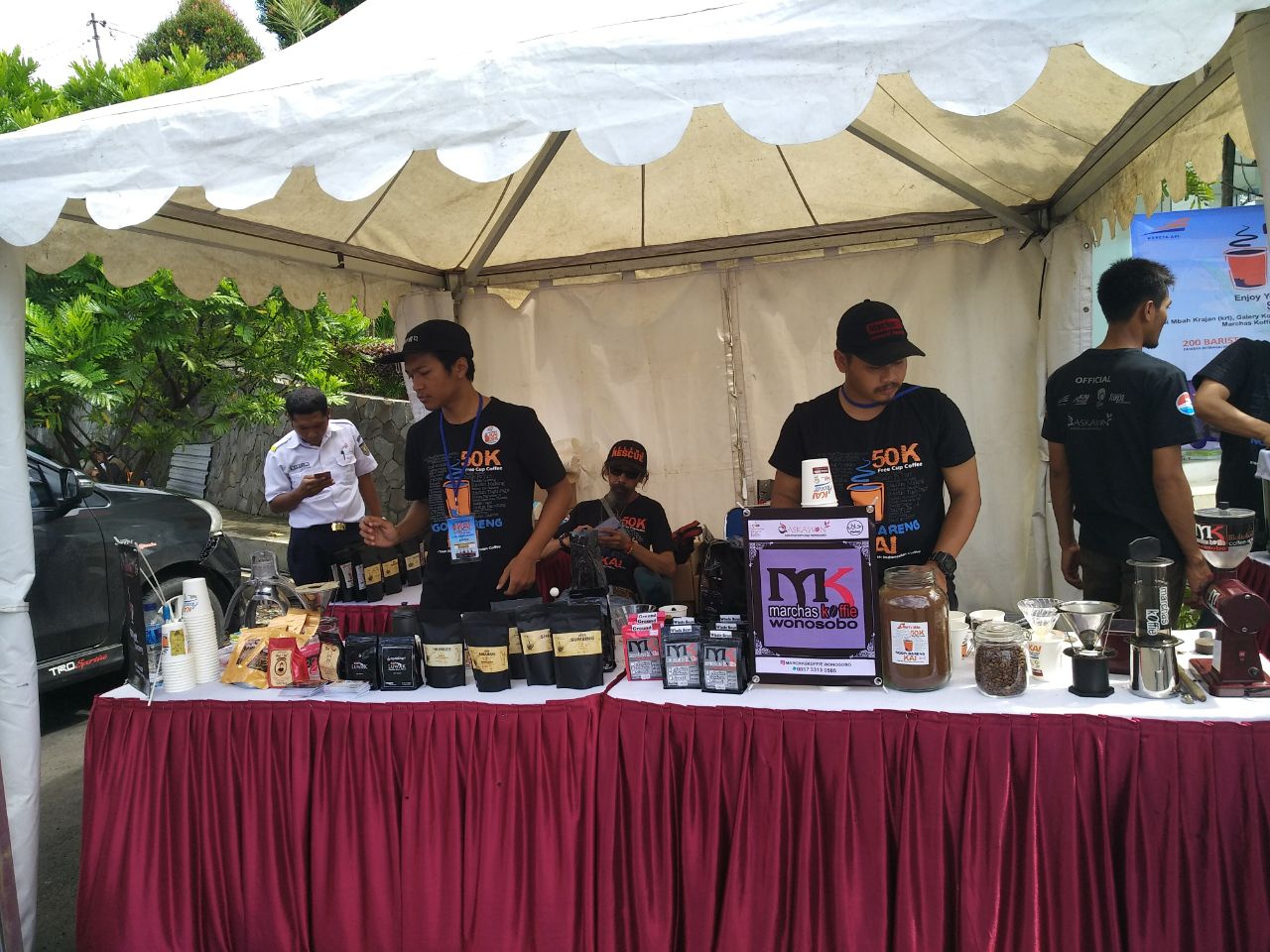 barista di acara bagi kopi gratis PT KAI