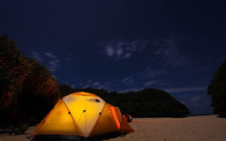 pantai di Jogja untuk camping