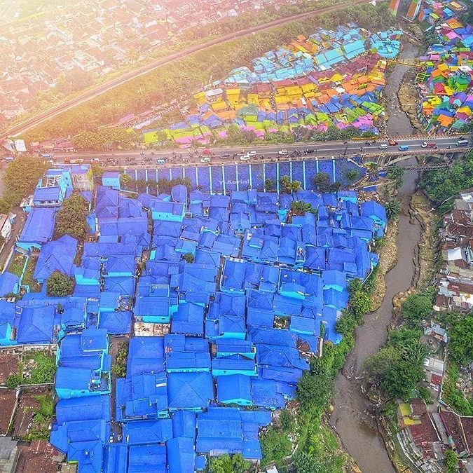 kampung biru arema