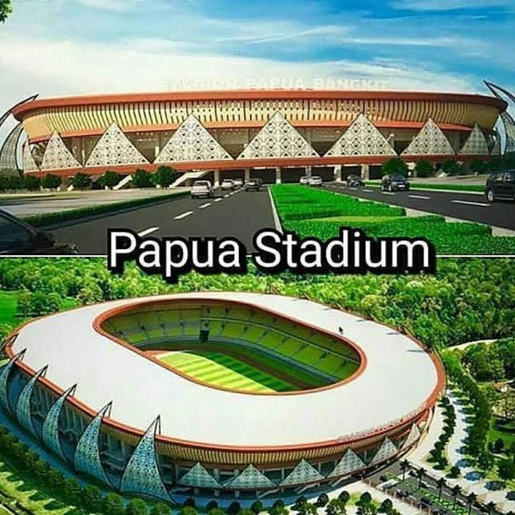 Foto Stadion Papua Bangkit