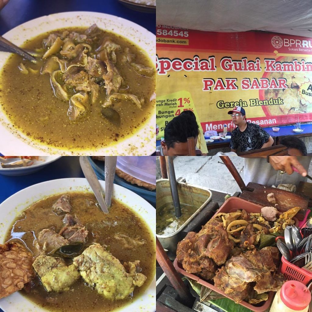 gulai kambing bustaman pak sabar