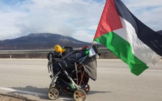 aksi jalan kaki dari swedia ke palestina