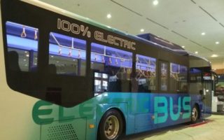 bus listrik bandara soetta