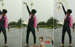 foto liburan di monas