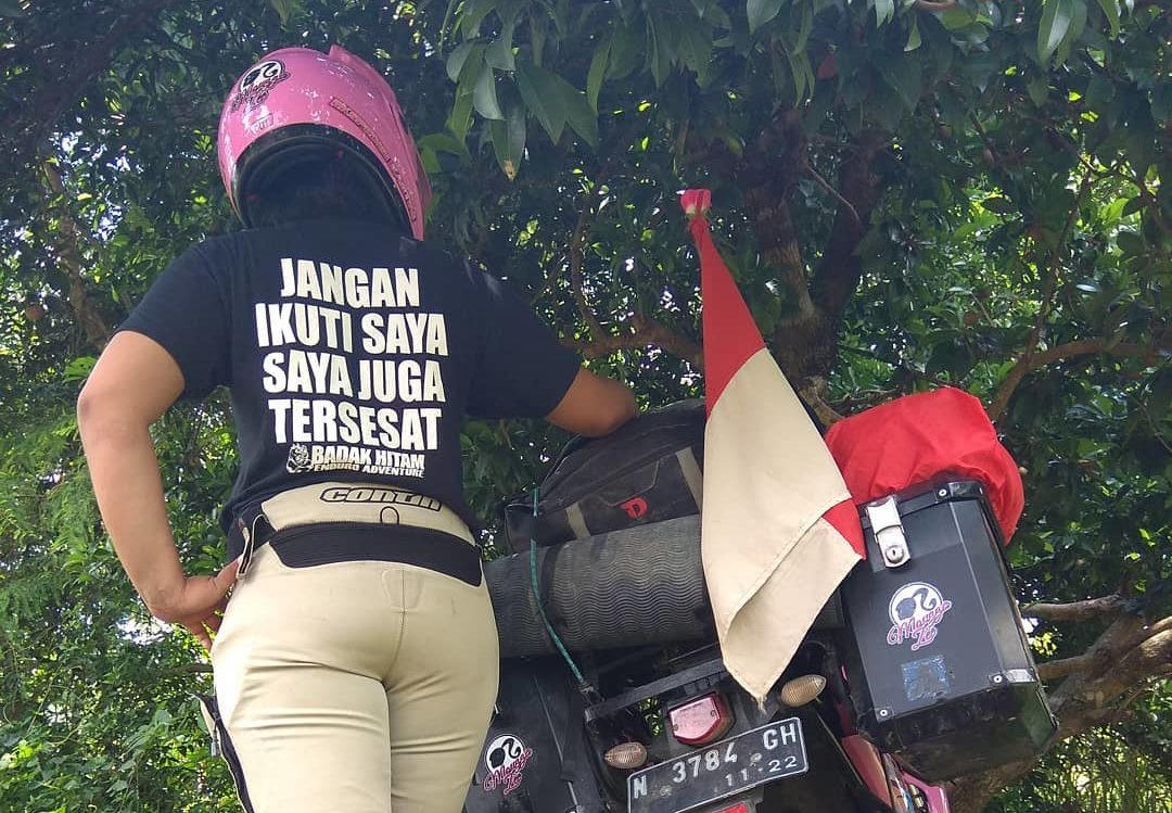 lady biker malang