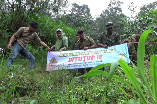 jalur pendakian gunung merbabu ditutup