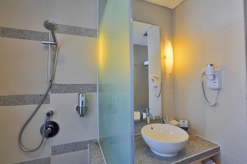 Bathroom with Power Shower