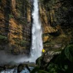 air terjun kapas biru