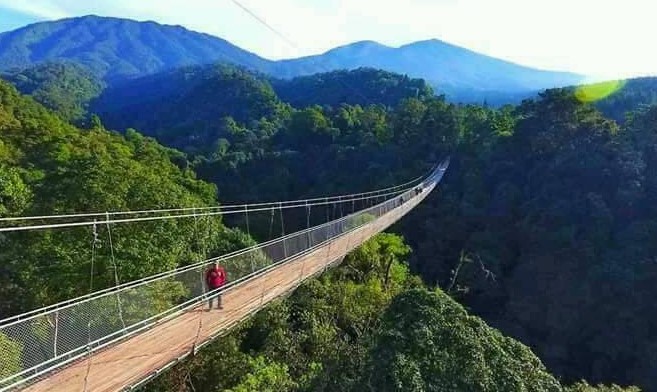 Jembatan Situ Gunung Sukabumi, Jembatan Gantung Terpanjang Se-Asia