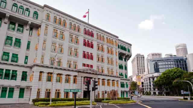 gedung pemerintahan singapura