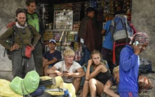 3 Pendaki Korban Gempa Lombok yang Terjebak di Segara Anak Dievakuasi Gunakan Heli