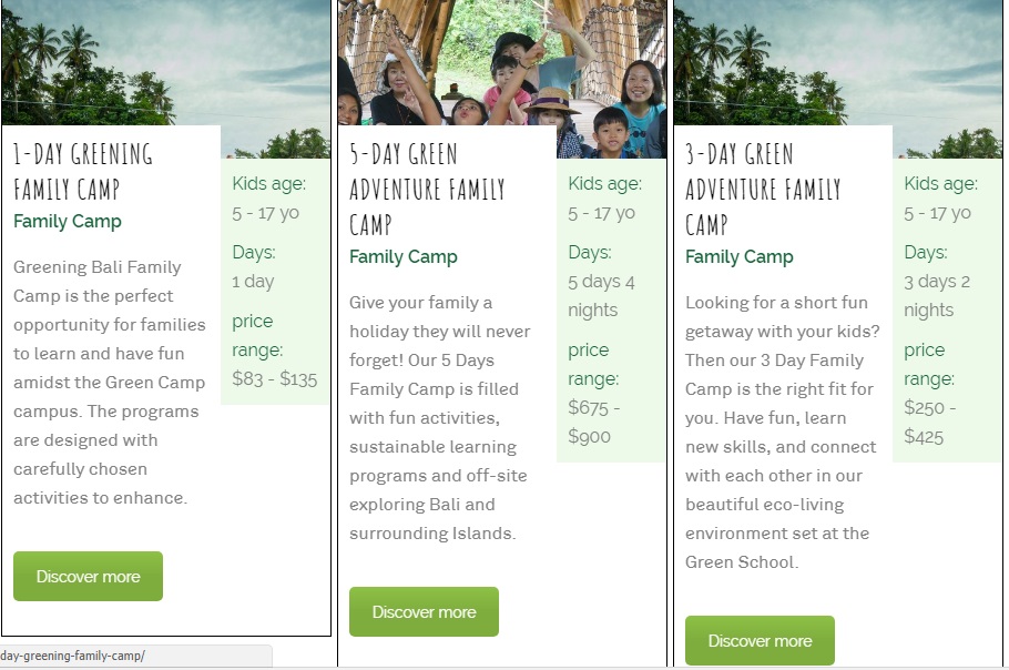 green camp bali