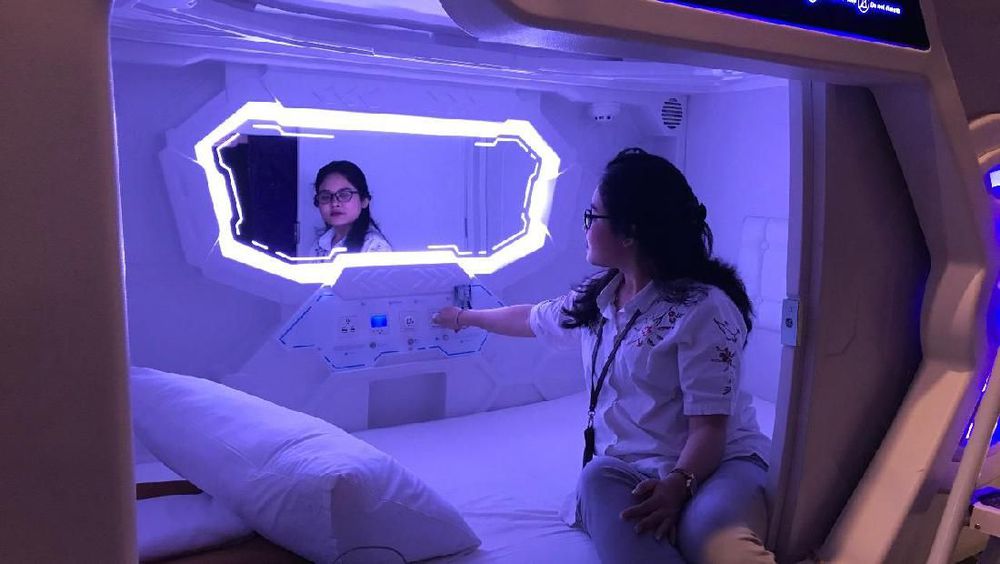 Foto Foto Hotel Kapsul Di Terminal Bandara Soekarno Hatta Punya Hot