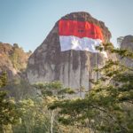pengibaran bendera merah putih