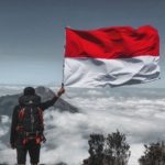 pengibaran bendera merah putih