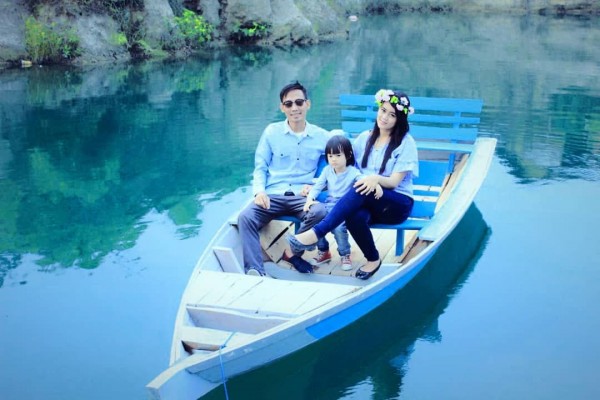 wisata danau biru Cigaru, 