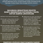 Infografik Bagimana Sustainable Travel Mampu Membantu Dunia Agar Lebih Baik, Traveler Harus Tahu!