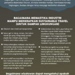 Infografik Bagimana Sustainable Travel Mampu Membantu Dunia Agar Lebih Baik, Traveler Harus Tahu!